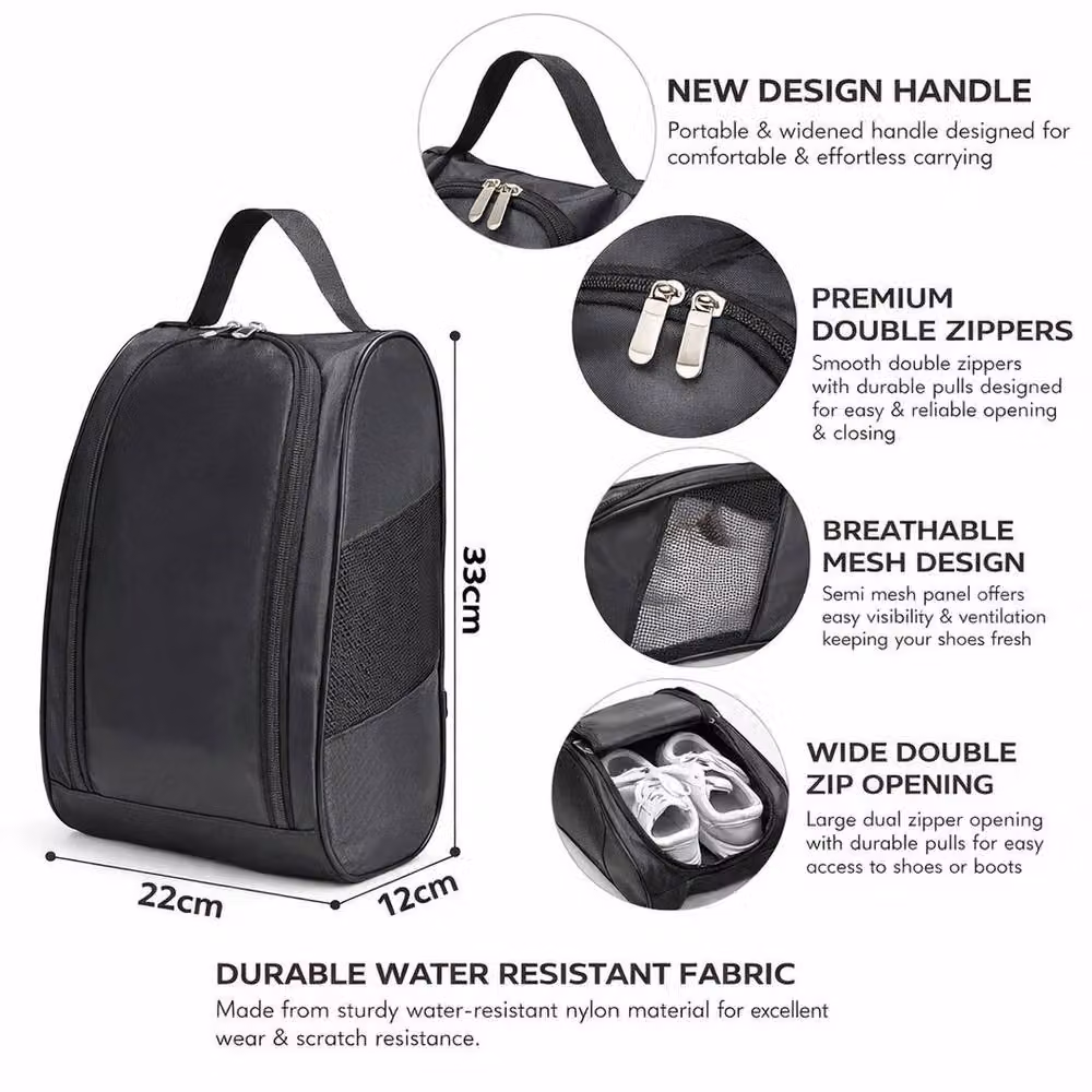 Kelvenix Wellington Welly Boot Storage Carry Bag in Black – 2