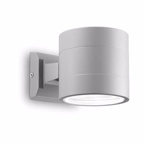 Ideal Lux Snif AP1 Big Grey Halogen Outdoor Wall Light with G9 Bulb