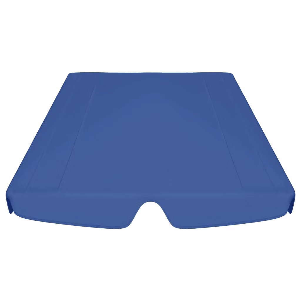 Berkfield Home Replacement PVC-Coated Garden Swing Canopy in Blue, W: 188 cm, D: 145 cm, H: 110 cm – 2