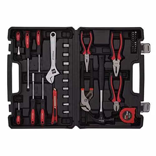 Draper 43 Piece Redline Tool Kit, Red and Black – 2