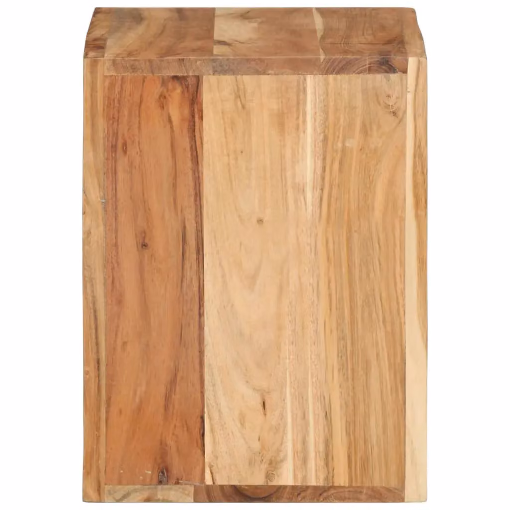 Berkfield Home Acacia Wood Stool in Brown, W/D/H: 40 x 30 x 40 cm – 3