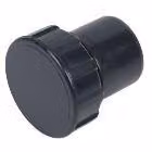 FloPlast 40mm Solvent Weld Waste Access Plug in Black