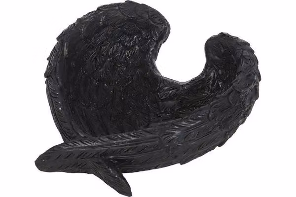 KDMD Raven Wings Organic Black Trinket Dish Bowl – 2