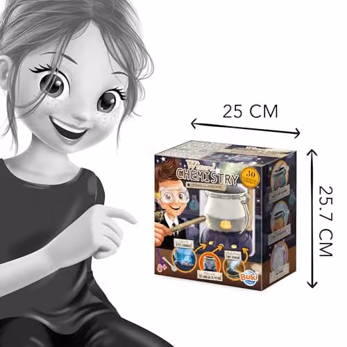 Buki Wizard Chemistry Science Kit for Kids with 30 Experiments and STEM Learning Set – 8