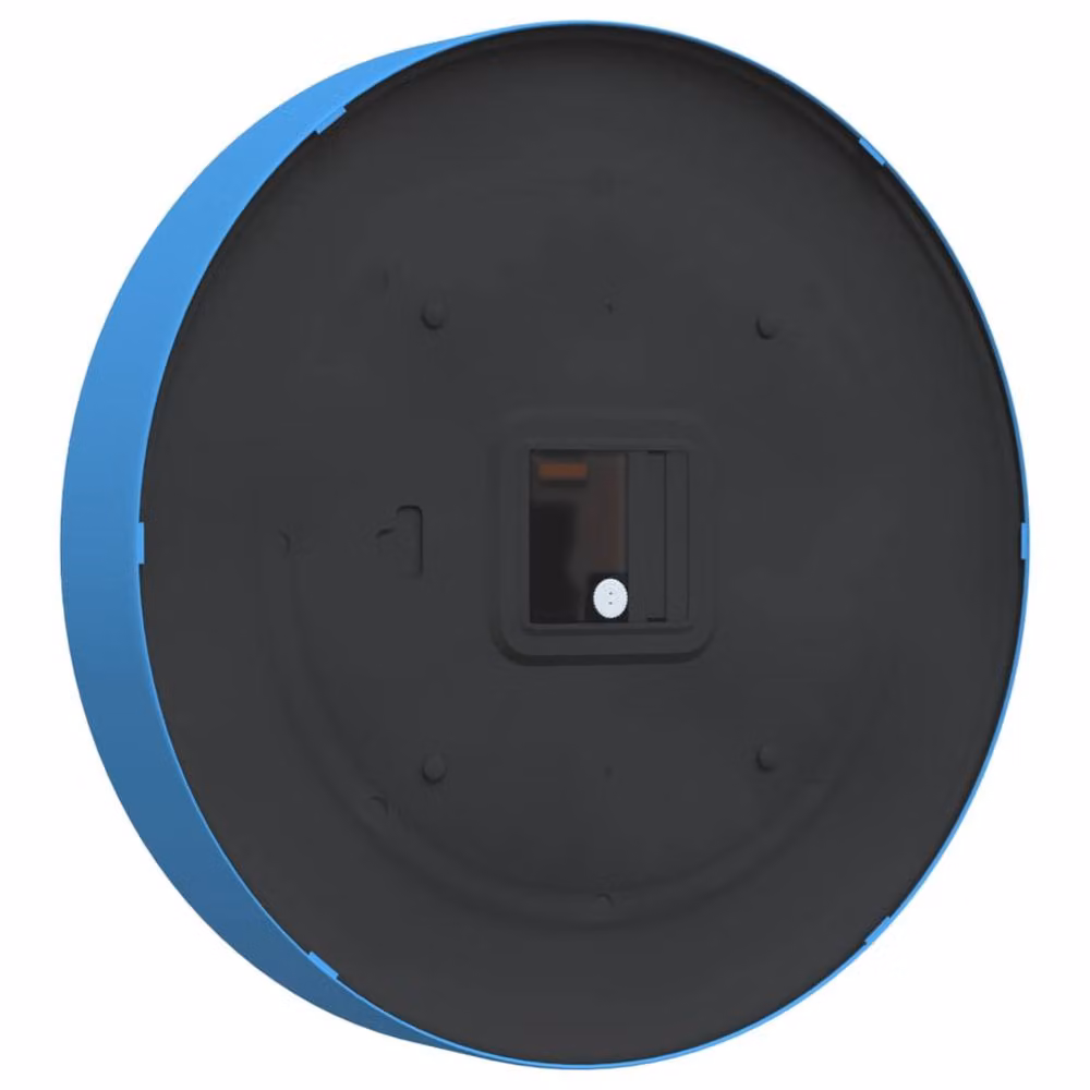 Berkfield Home Blue Round Silent Quartz Wall Clock, Diameter: 25.5 cm – 2