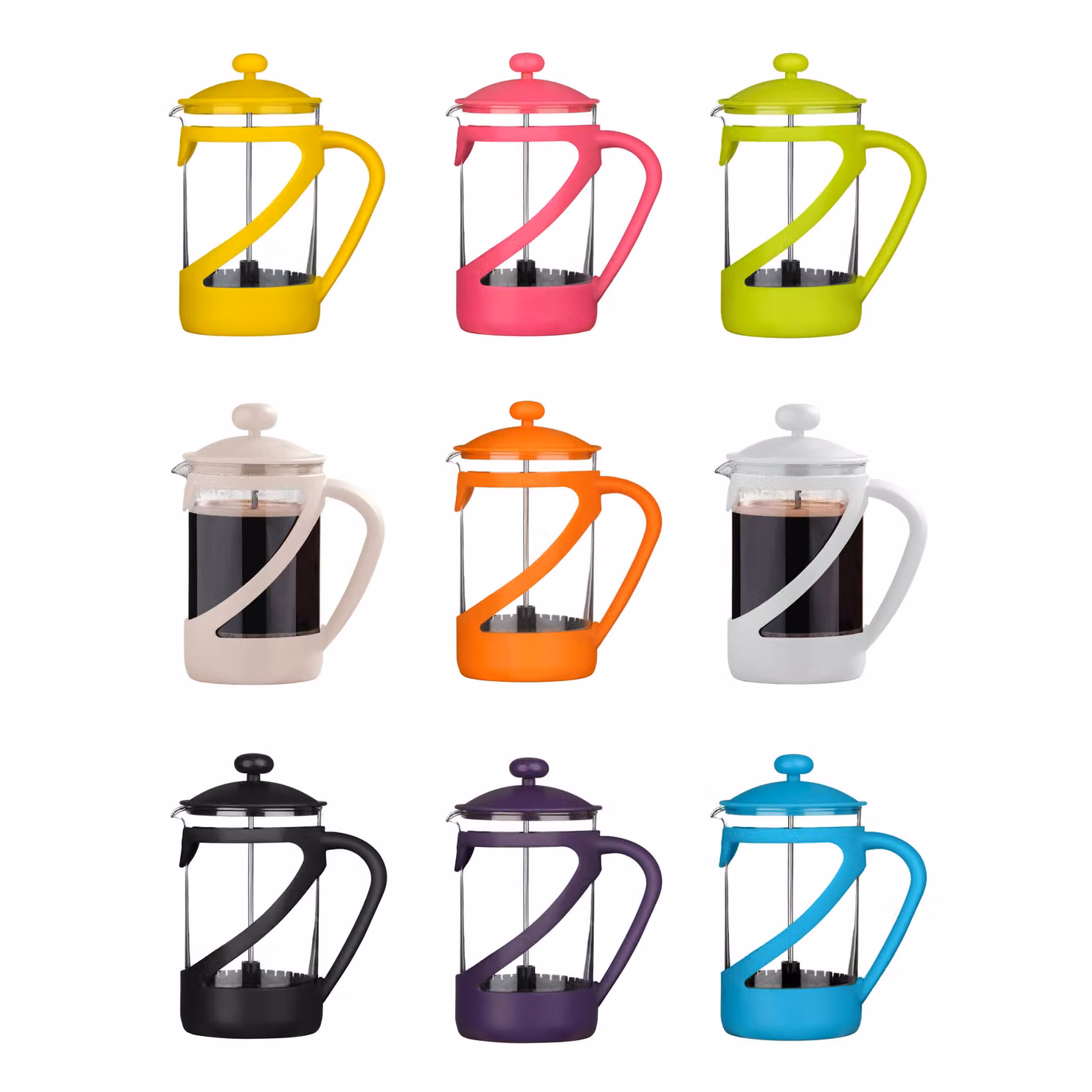 Orsina Nairobi Modern Design Cafetiere, 850ml, Purple – 2