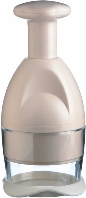 KitchenCraft Food Chopper with Revolving Blade in White
