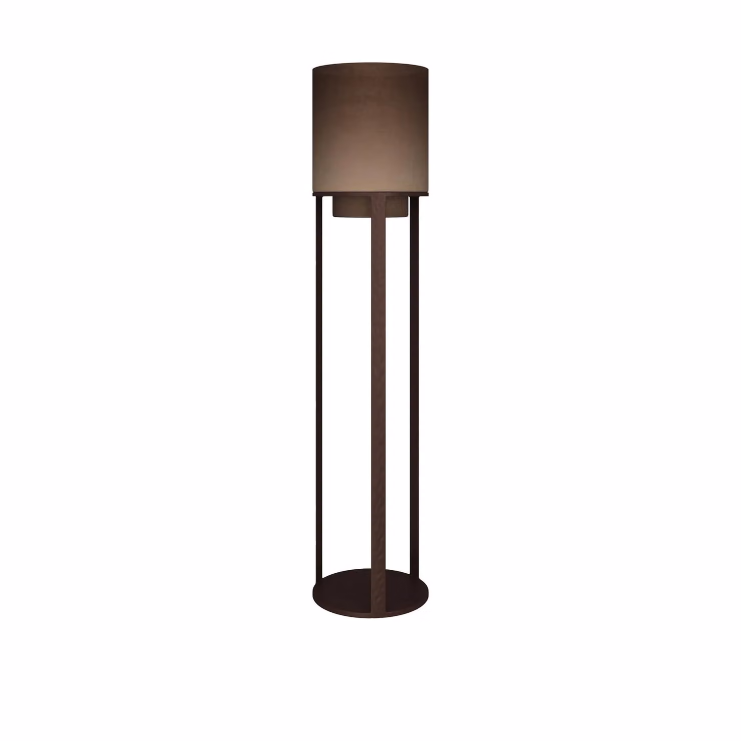 Dome Deco UZON Hurricane L Brown Tabletop Pillar Candle Holder