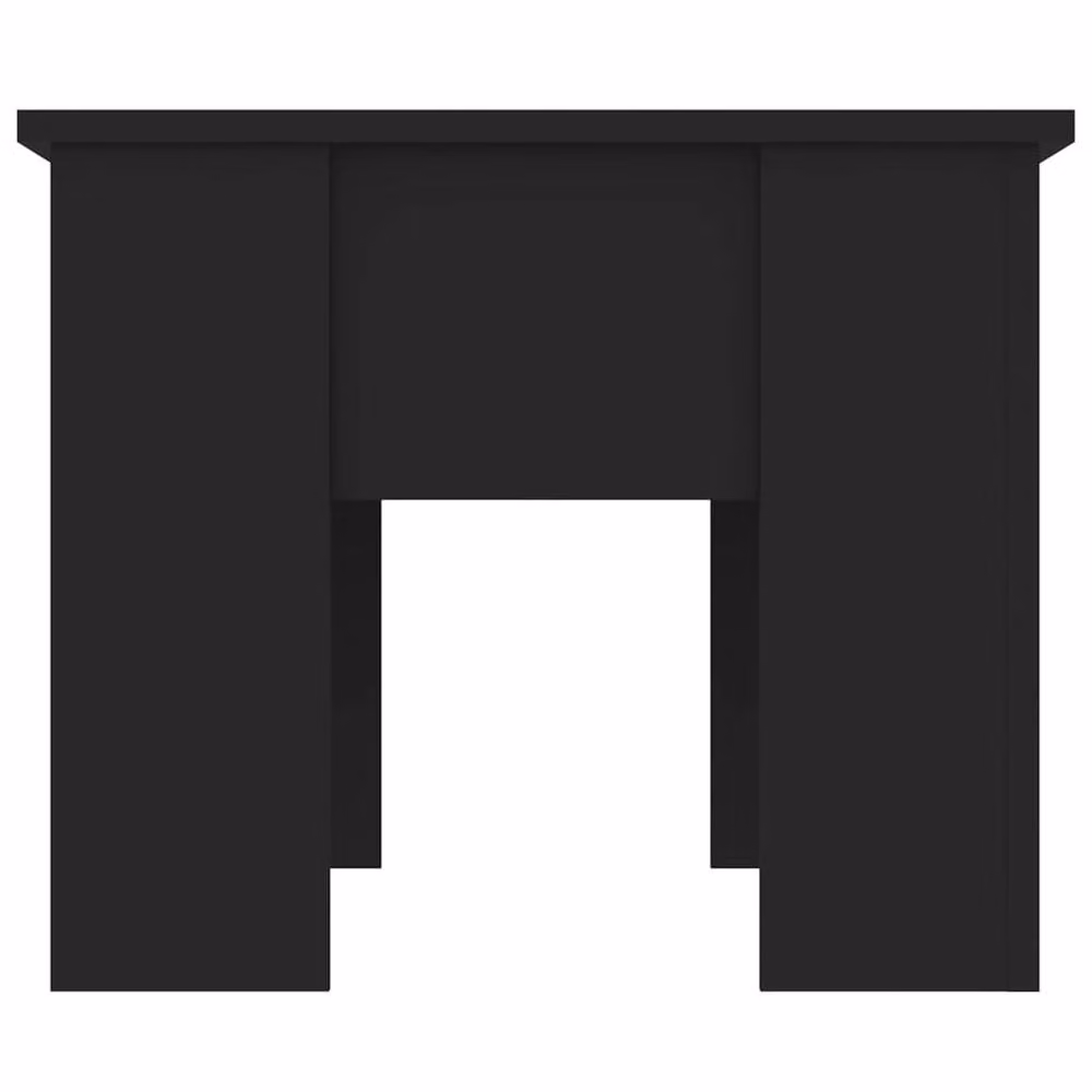 Berkfield Home Modern Black Rectangular Coffee Table with Lift Mechanism, W: 79 cm, D: 49 cm, H: 41 cm – 3