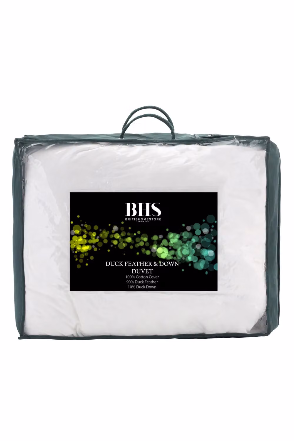BHS 10.5 Tog Duck Feather and Down Duvet, White, King Size – 2