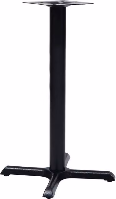 Berkfield Home Bistro Table Leg in Black Cast Iron, W/D/H: 56 x 56 x 72 cm – 1