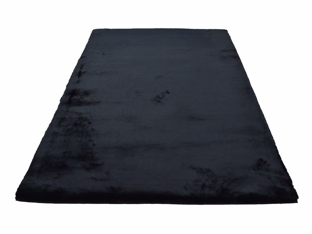 Vente-unique Bunny Shaggy Faux Fur Effect Rug, Black, W: 160 cm, D: 230 cm – 6