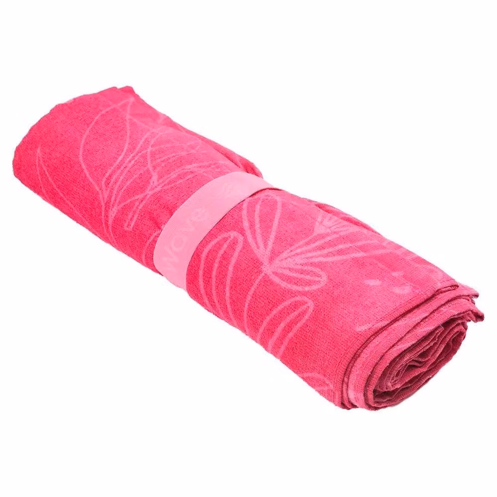 Aquawave Rannas Pink Floral Cotton Beach Towel W: 180 cm, H: 75 cm – 2