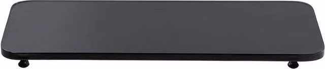 FORGEVIO Black Folding Wall Mounted Dining Table and Shelf, W: 52 cm, D: 24 cm – 1