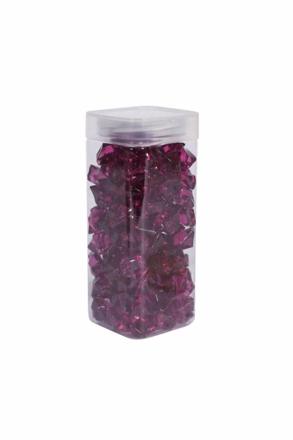 KDMD Large Dark Purple Acrylic Stones in Square Jars, 2 Pack, 300g per jar – 2