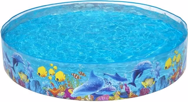 Bestway Odyssey Fill n Fun Inflatable Round Childrens Play Pool in Blue and Turquoise