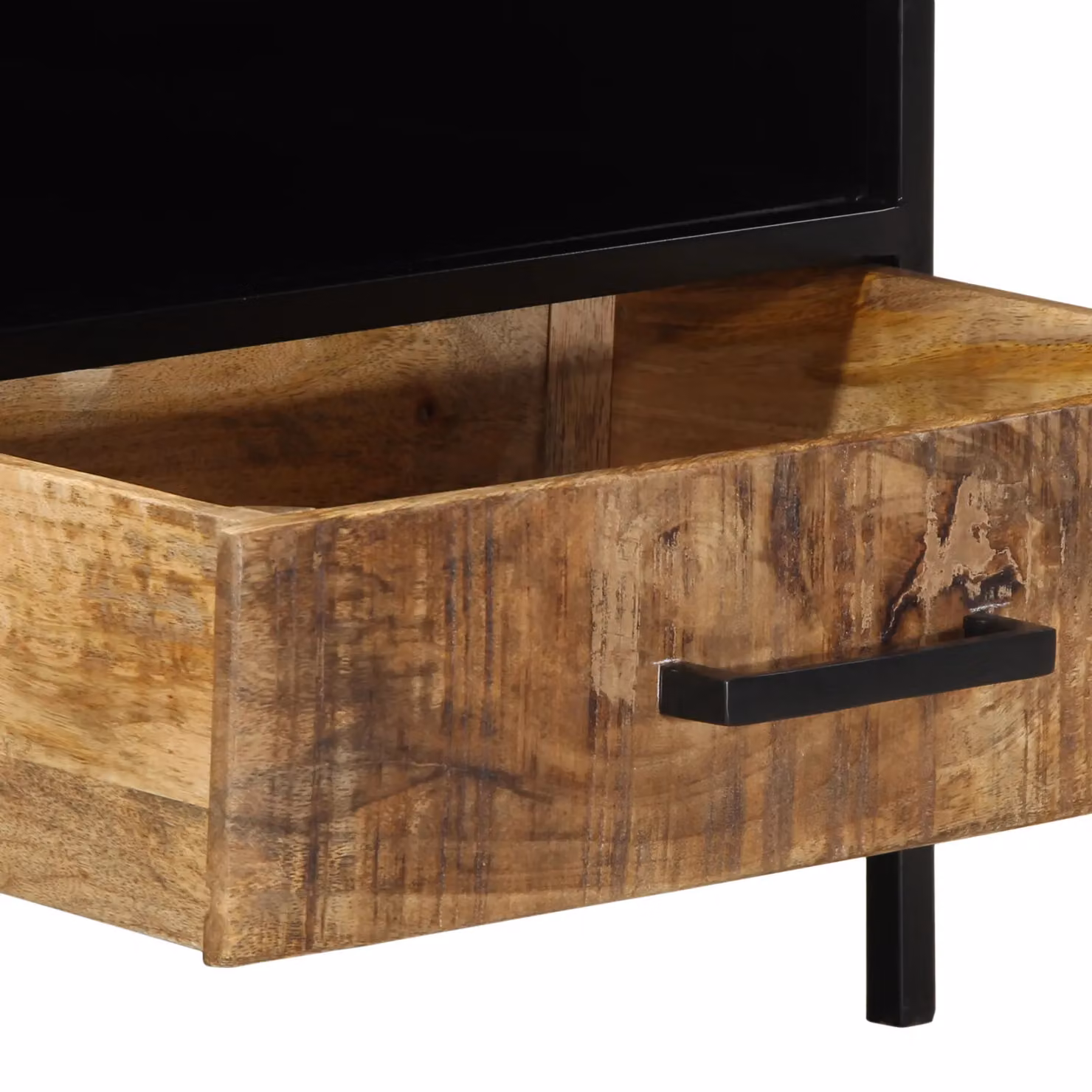 Berkfield Home Brown Solid Mango Wood Coffee Table, W: 90 cm, D: 50 cm, H: 40 cm – 5