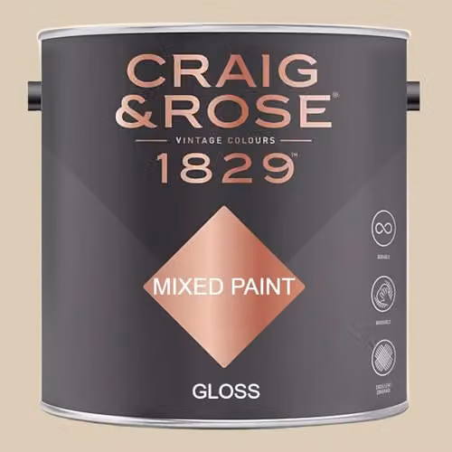 Craig & Rose 1829 Gloss Hemp Beige Paint 2.5 l