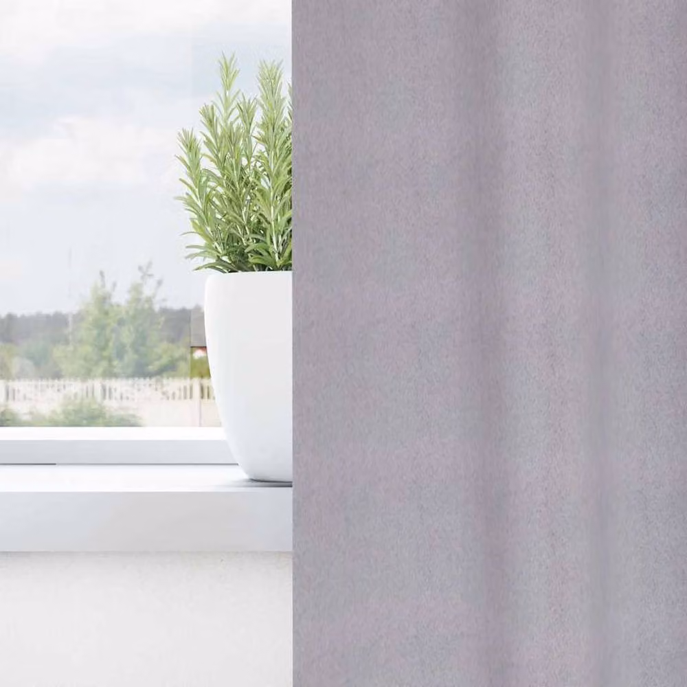 Berkfield Home Blackout Curtains, 2 Pack, Grey Polyester, W: 140 cm, H: 260 cm – 2