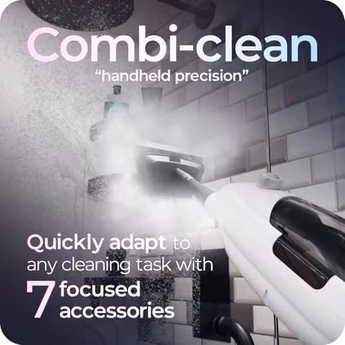 Avalla T-9 2-in-1 Steam Mop and Portable Handheld Steam Cleaner in White – 3