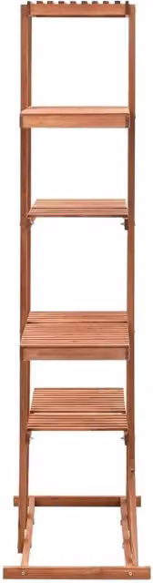 Berkfield Home Wooden Plant Stand in Brown, W/D/H: 86 x 36 x 139 cm – 1