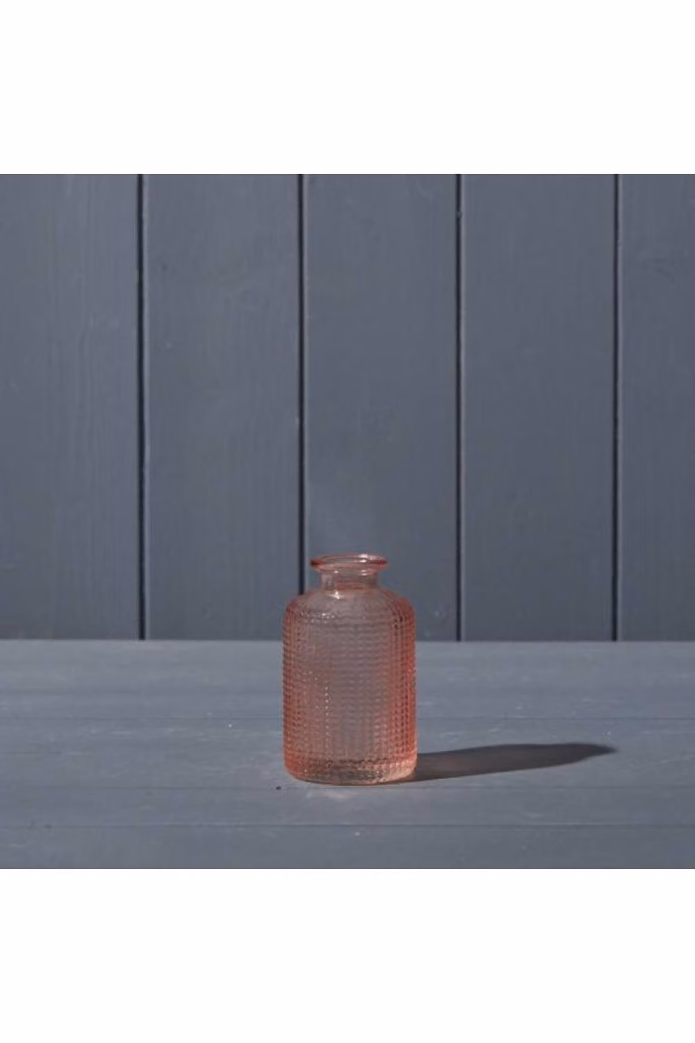 KDMD Rose Dimpled Glass Tabletop Bottle in Pink – 2