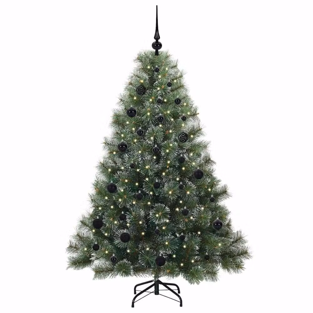 Berkfield Home Artificial Green Christmas Tree with 150 LEDs, Height: 150 cm – 3