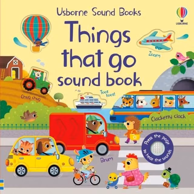 Sam Taplin Things That Go Sound Book Multicolour Board Book