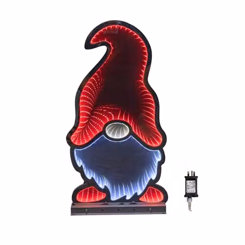 Samuel Alexander 60cm Light Up Christmas Gonk in Red and White Hat with LEDs – 2