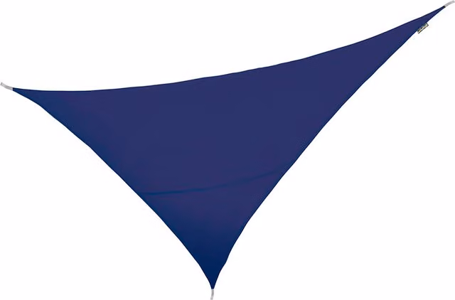 Kookaburra Blue Right Angle Triangle Water Resistant Sun Shade Sail, W: 6 m, D: 4.2 m