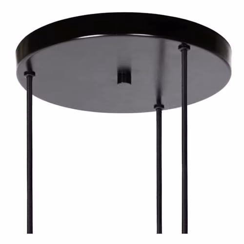 Lucide Orlando Pendant Light in Smoke Grey with Glass Shade, Diameter: 32 cm – 4
