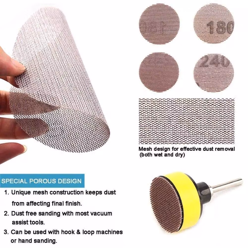 FLAVORA 81-Piece Multicolour R-Type Roloc Quick Change Abrasive Discs, 50 mm – 4