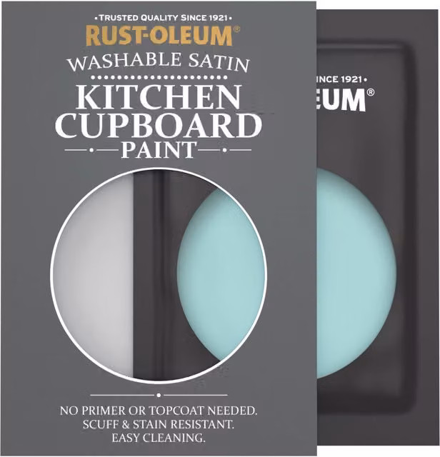 Rust-Oleum Kitchen Cupboard Satin Finish Tester Sachet, Teal, 10ml