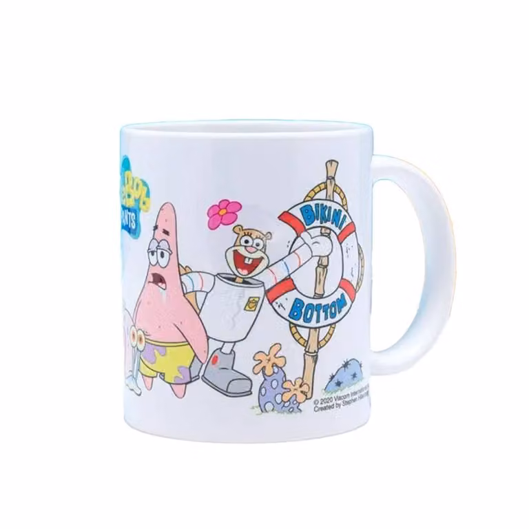 SpongeBob SquarePants Ceramic Group Mug in White