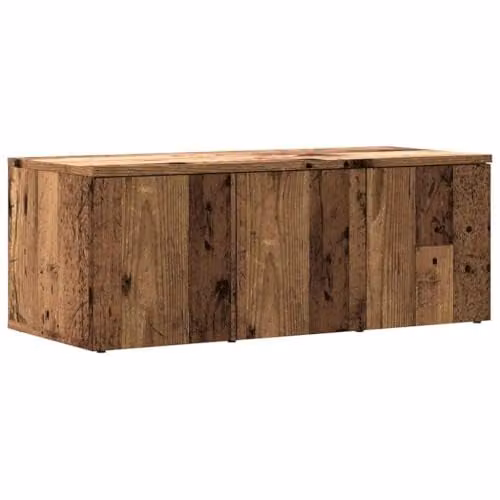 vidaXL Modern TV Cabinet in Old Wood Brown, W/D/H: 80 x 34 x 30 cm