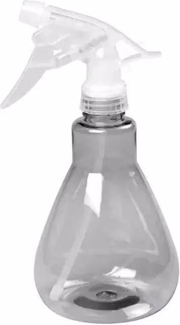 NESTLUNE Set of 10 Clear Plastic Manual Trigger Spray Hand Sprayers, 1L Each