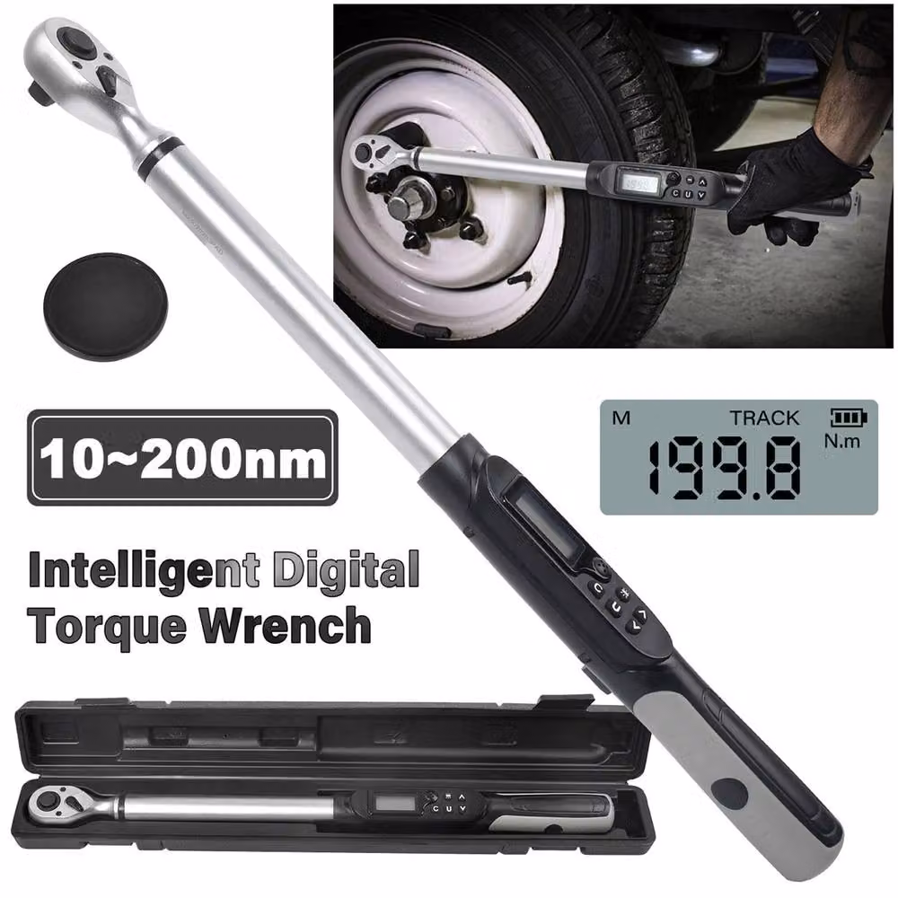 Kelvenix Digital Torque Wrench 1/2 Inch, Adjustable 10-200Nm, Black – 3