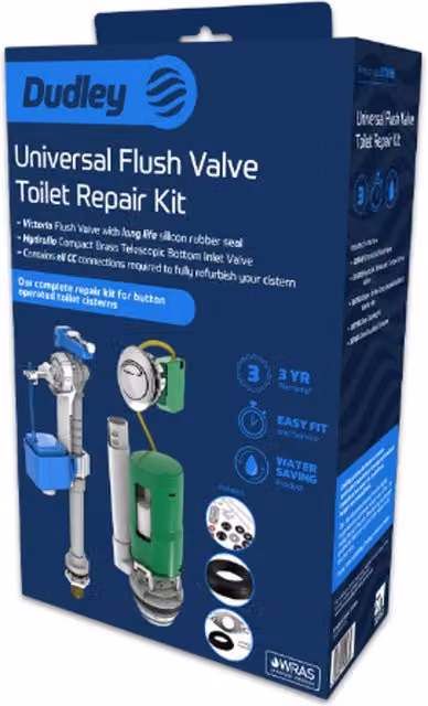 Thomas Dudley Universal Flushvalve Repair Kit, Green and Multicolour
