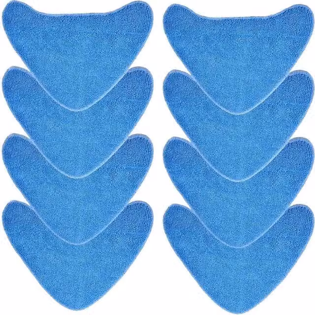 SPETLEK 8 Pack Replacement Steam Mop Pads for Vax Steam Cleaner, Blue