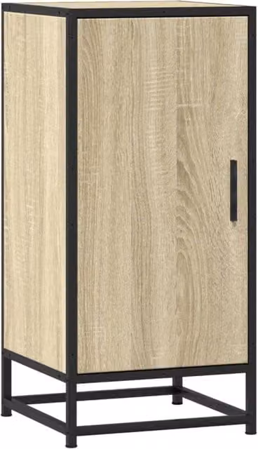 Berkfield Home Industrial Sideboard in Brown Sonoma Oak, W/D/H: 35.5 x 35.5 x 76 cm – 1