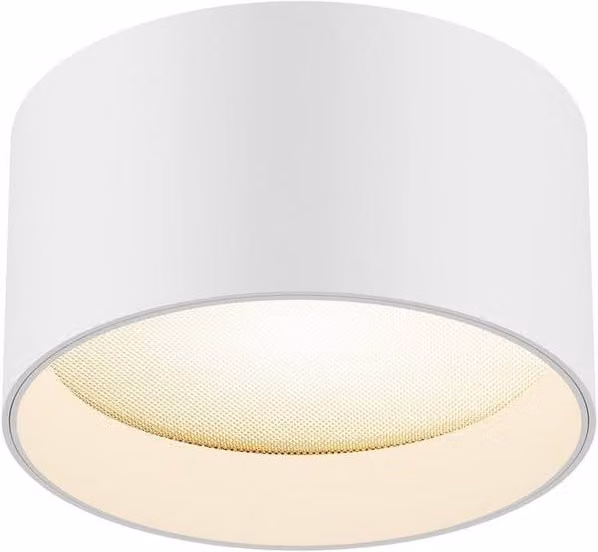 Netlighting Vega Surface Mounted LED Downlight, White, 3000K, 890lm