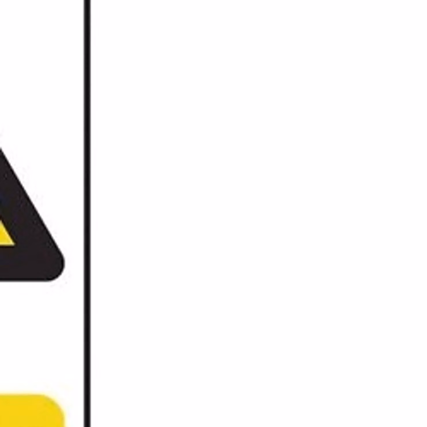 Scan Mind Your Head PVC Sign, Multicolour, W: 20 cm, H: 30 cm – 2