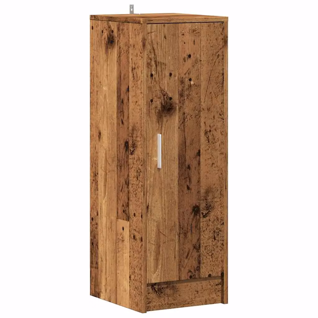 Berkfield Home Rustic Brown Shoe Cabinet in Engineered Wood, W/D/H: 32 x 35 x 92 cm – 2