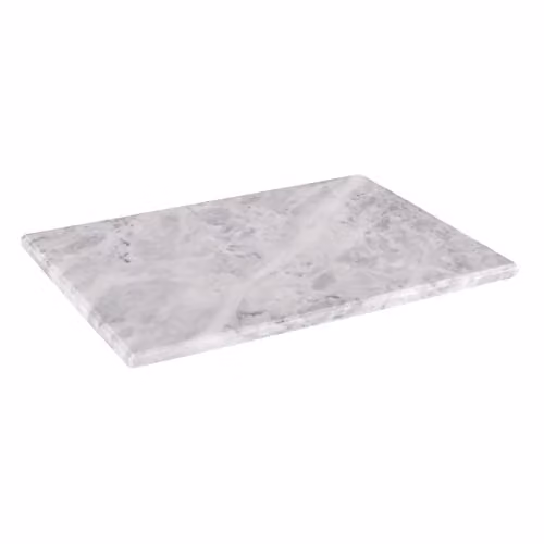 Argon Tableware White Marble Rectangular Serving Platter, W: 30 cm, D: 20 cm – 1