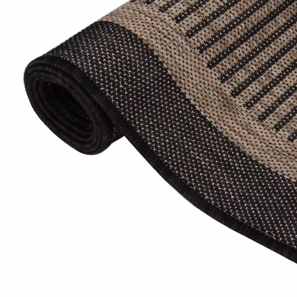 Berkfield Home Outdoor Flatweave Rug, Brown, W/D/H: 80 x 150 cm – 3