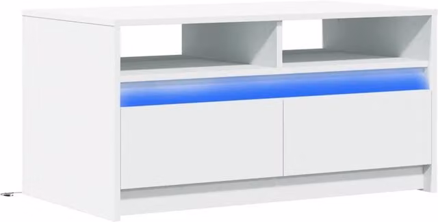 Berkfield Home Modern Rectangular Coffee Table in White Matt MDF