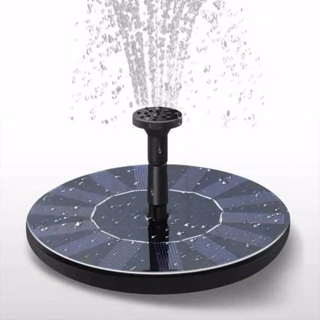 FLAVORA Solar Submersible Fountain Water Pump, 200L/H, Black