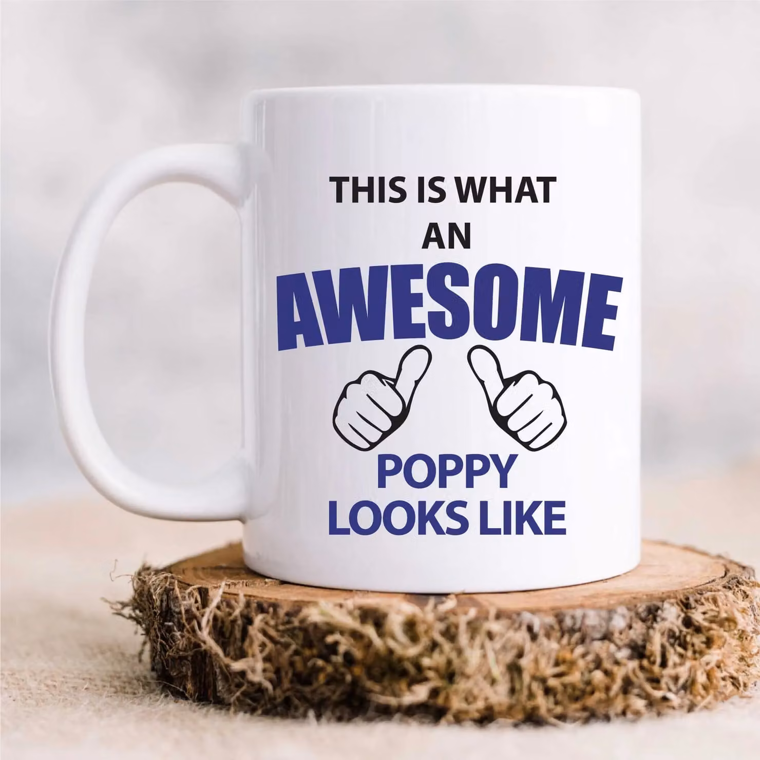 60 SECOND MAKEOVER This Is What An Awesome Poppy Looks Like White Ceramic Mug – 2