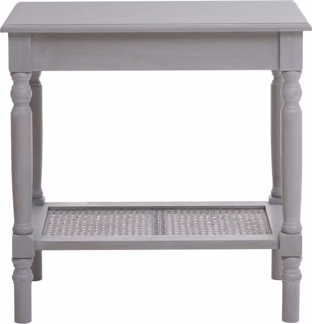 Orsina Heritage Side Table in Grey Pine Wood, W/D/H: 40 x 60 x 60 cm – 1