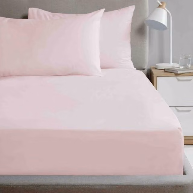 Rapport Home So Soft 180 Thread Microfibre Sheet Set, Pink